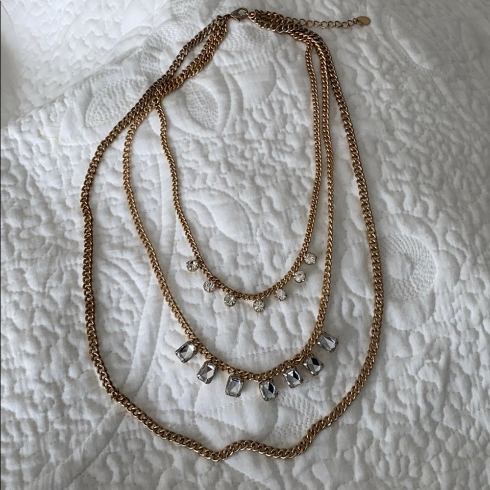 3 layer beautiful necklace